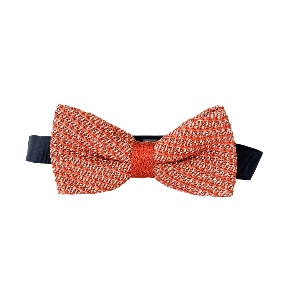 VTG Dunhill Italy Silk Striped Bow Tie Wedding Tuxedo Formal Academia Retro